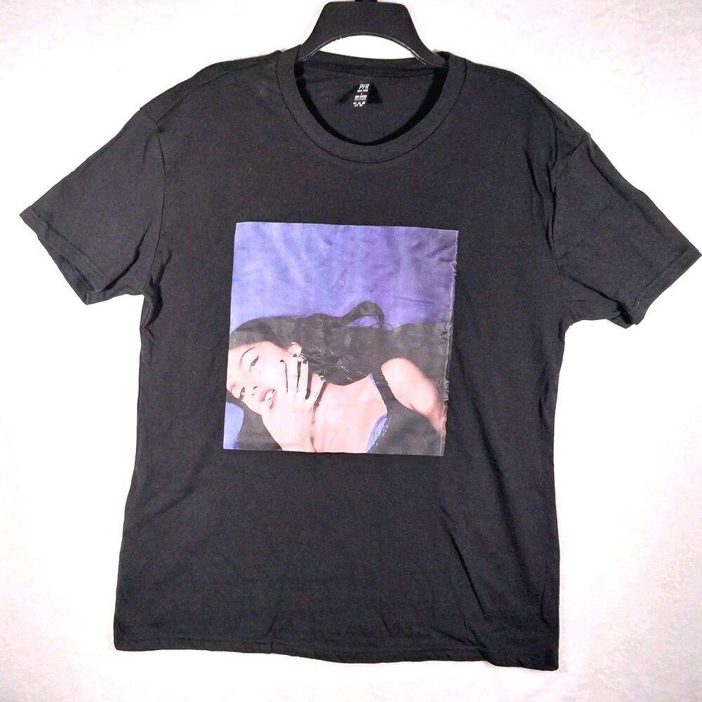 Olivia Rodrigo GUTS Album Cover Graphic T-Shirt Black Size Large Y2K Pop #E101